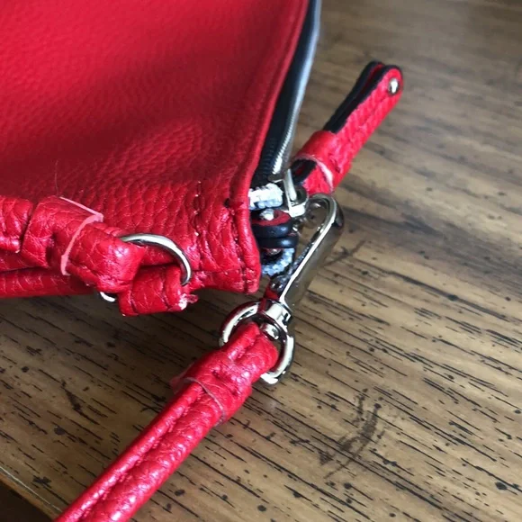 VIBRANT Lipstick Red Large Wristlet - Picture 10 of 14